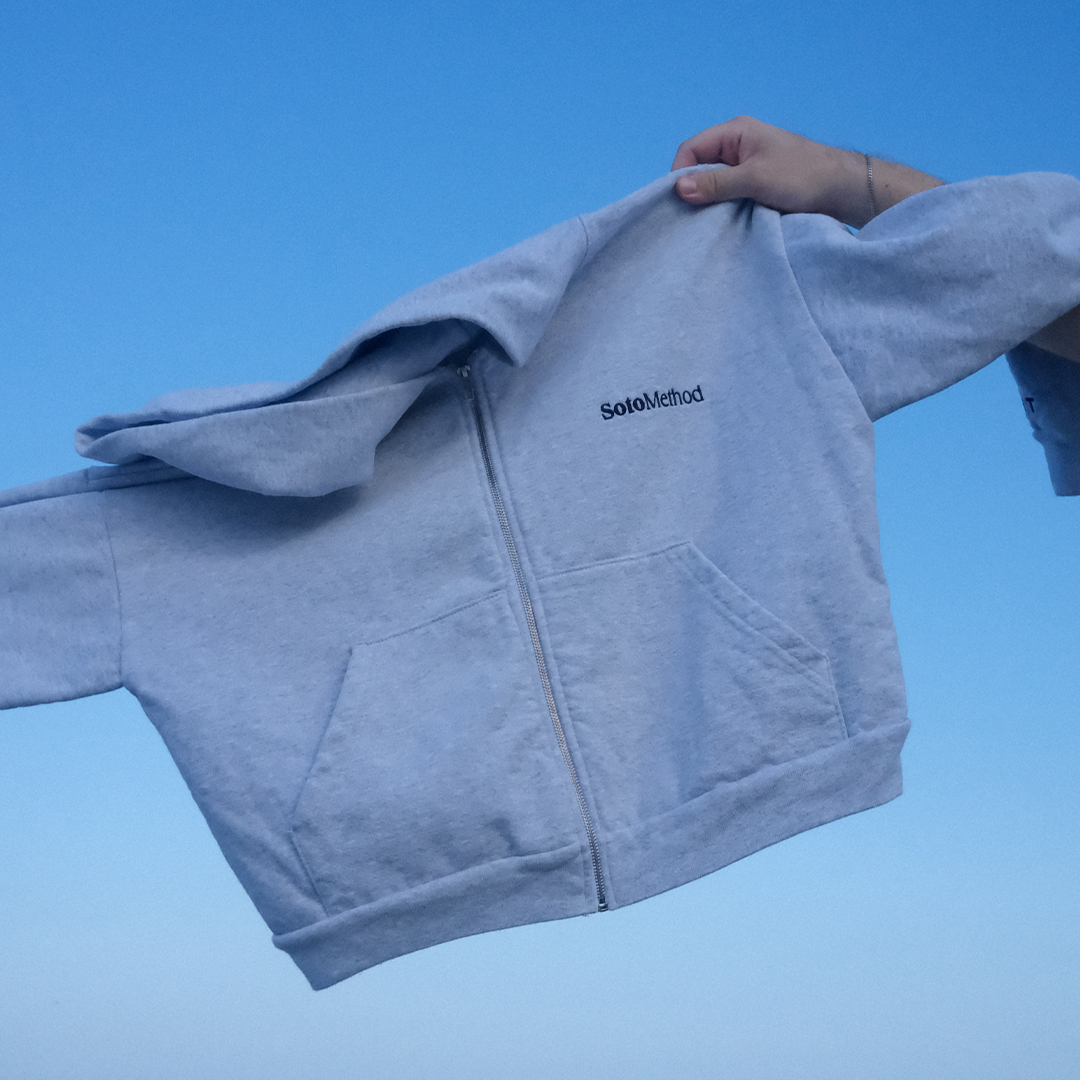SotoMethod | Cropped Zipup Hoodie